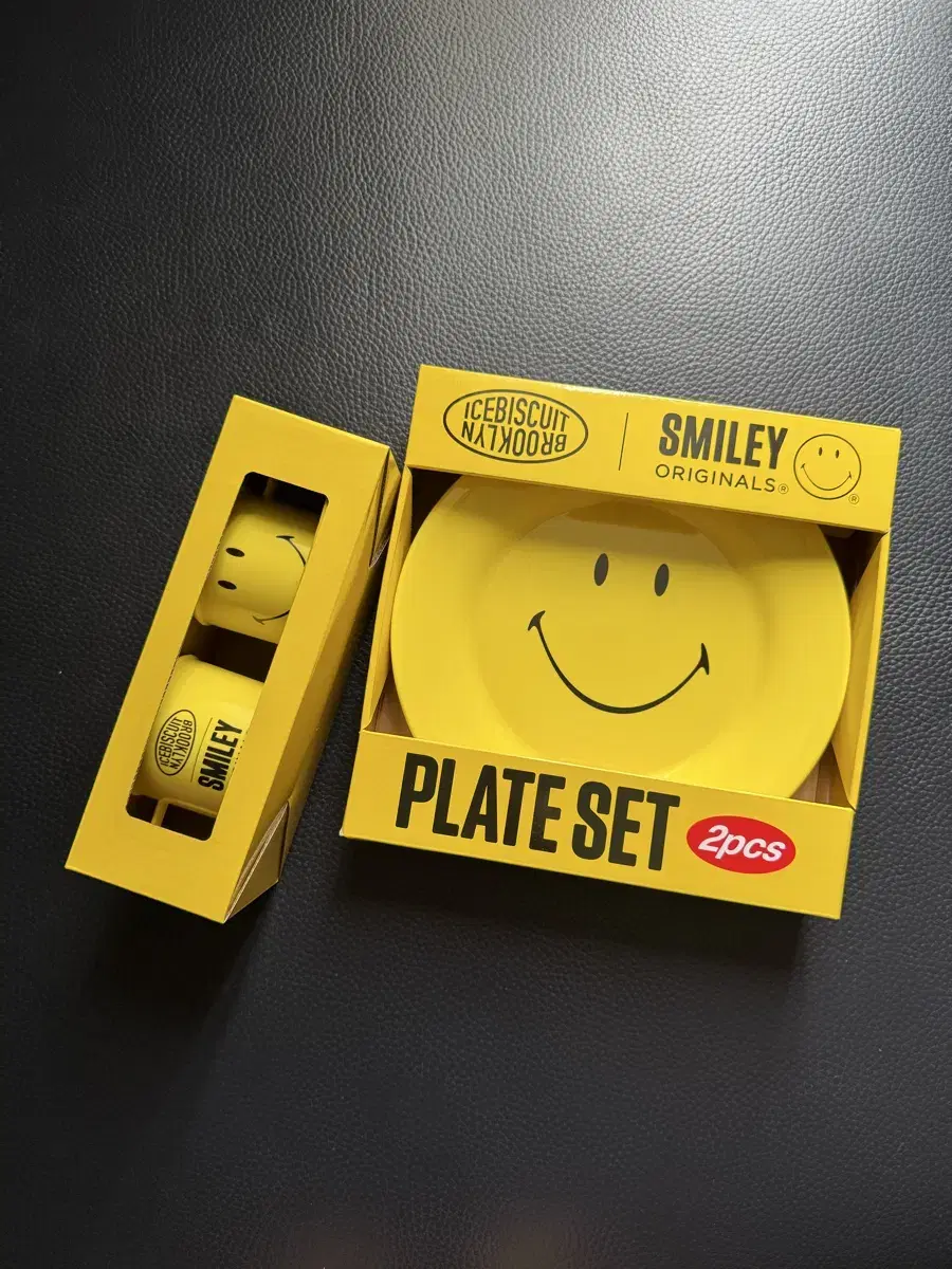 Smiley Plate 2pc Cup 2pc bulk (New)