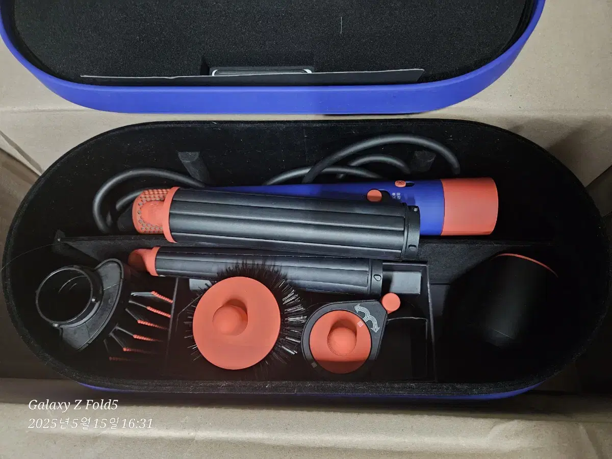 Dyson Smart Hair Multi Complete Curling Airwrap, Blue Purple New Item