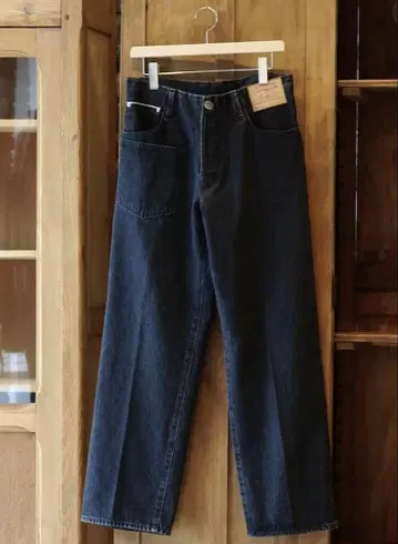 레어 SUNSEA ALTANATING BK DENIM 사이즈 3