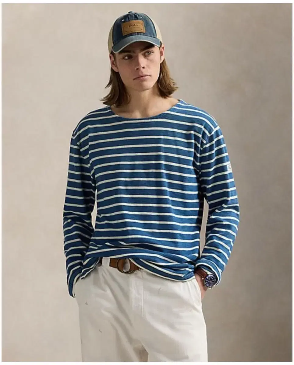 [M] Polo Ralph Lauren 25SS Classic Fit Striped Jersey T-shirt