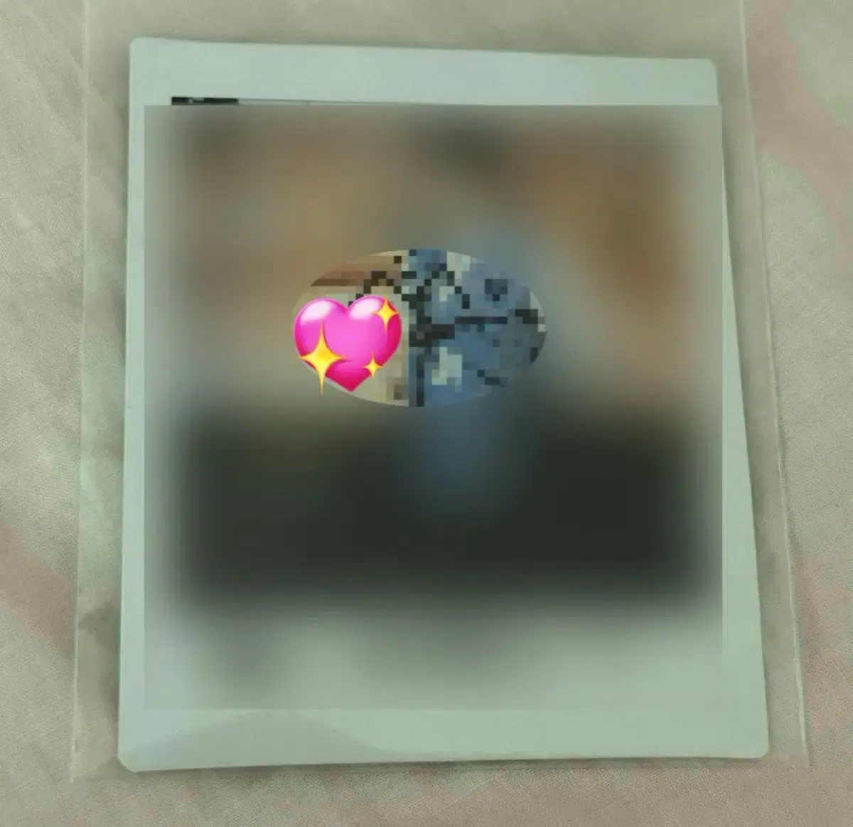 Ateez san Choi San sign polaroid