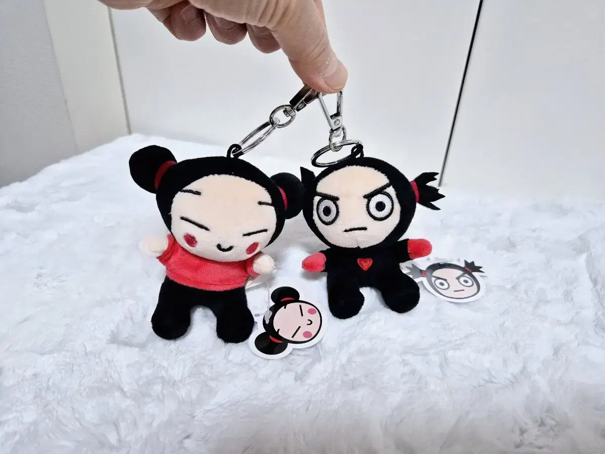 정품)뿌까&가루 인형 키링(싯팅)/새상품(택0)