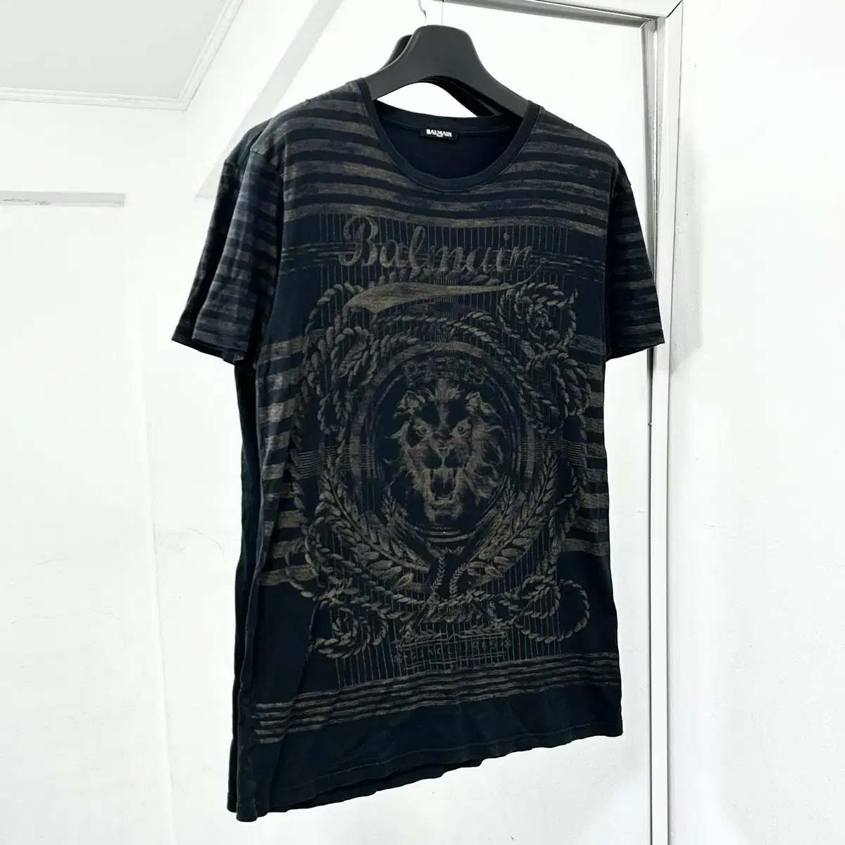 Balmain 14SS Lion Short Sleeve T-shirt