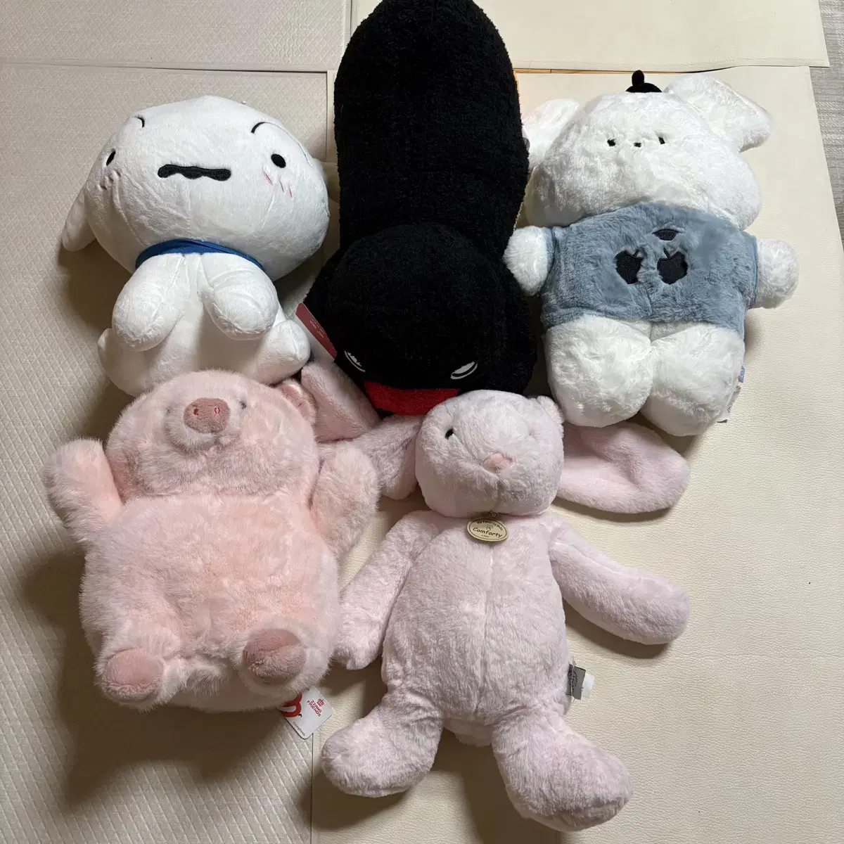 캐릭터 중대형 인형 모음 새상품 핑구 흰둥이 등