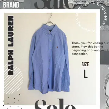 인기 L 사이즈 [Ralph Lauren] 랄프 로렌 샴브레이 셔츠