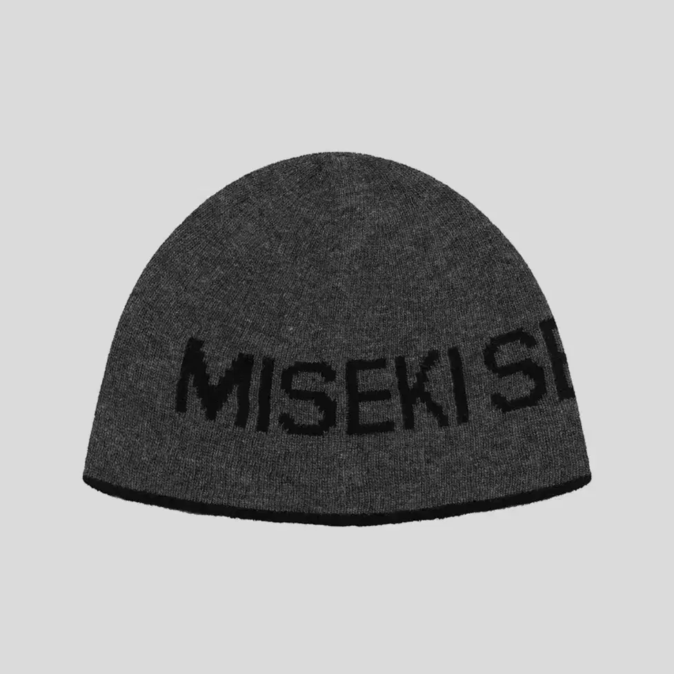 COYSEIO Ribbon Beanie Charcoal #코이세이오,#coyseio,#샵