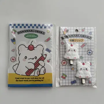 산리오 하나마루 유령 마루마루 앞머리 클립 메모장