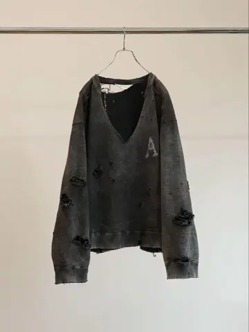 ANCELLM 25SS HARD CRASH SWEAT SHIRT