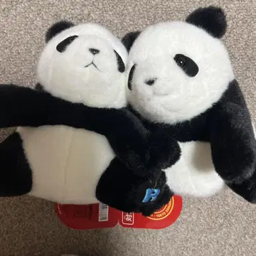 우에노 동물원 팬더 봉제 인형