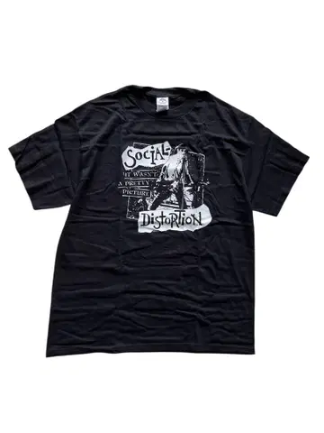00s 데드스탁 당시 상품 Social Distortion 티셔츠