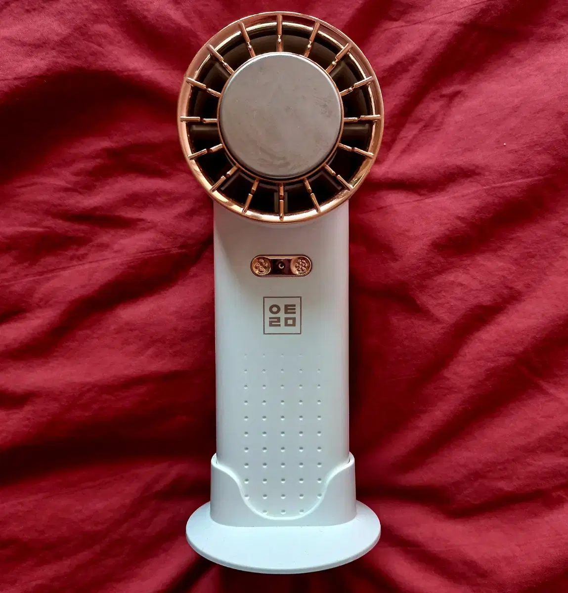 Alltam 1-Second Dual Cooling Air Conditioner Handheld Fan