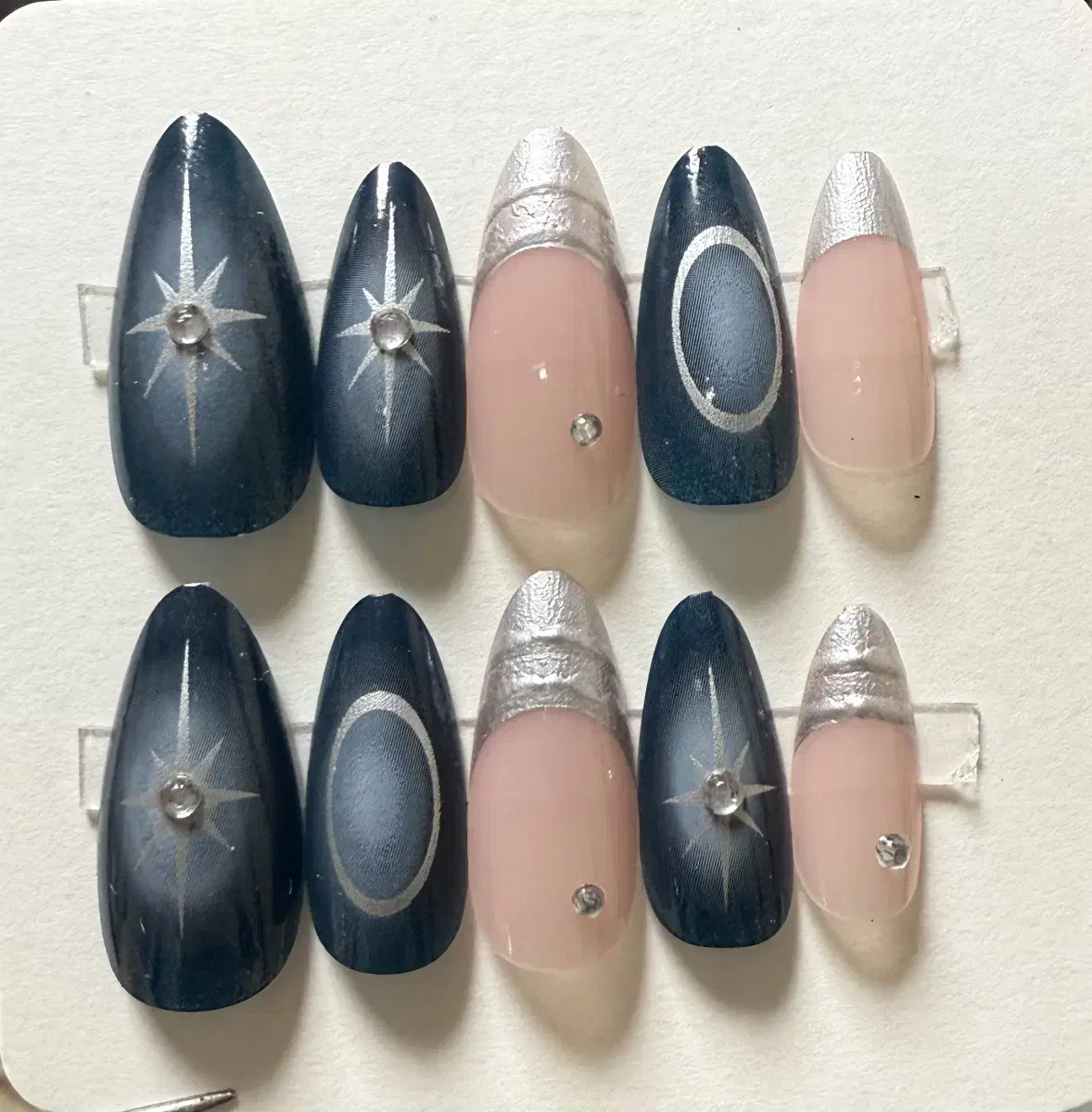 [패스트네일팁] 양산형 오로라 네일팁 24pc