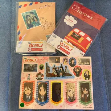 케이온! 노트 & 스티커 2세트 데코 스티커 1장