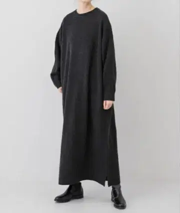 kagure 카구레 해밀턴 울 크루넥 니트 원피스