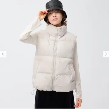 지유 히트 패딩 오버 사이즈 베스트 S 완판