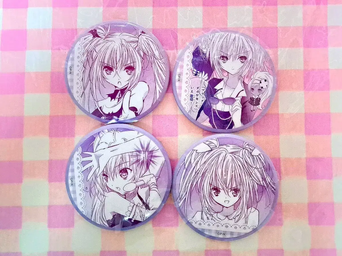 [Unused] Shugo Chara Sera Utau Badge 4-Piece Set