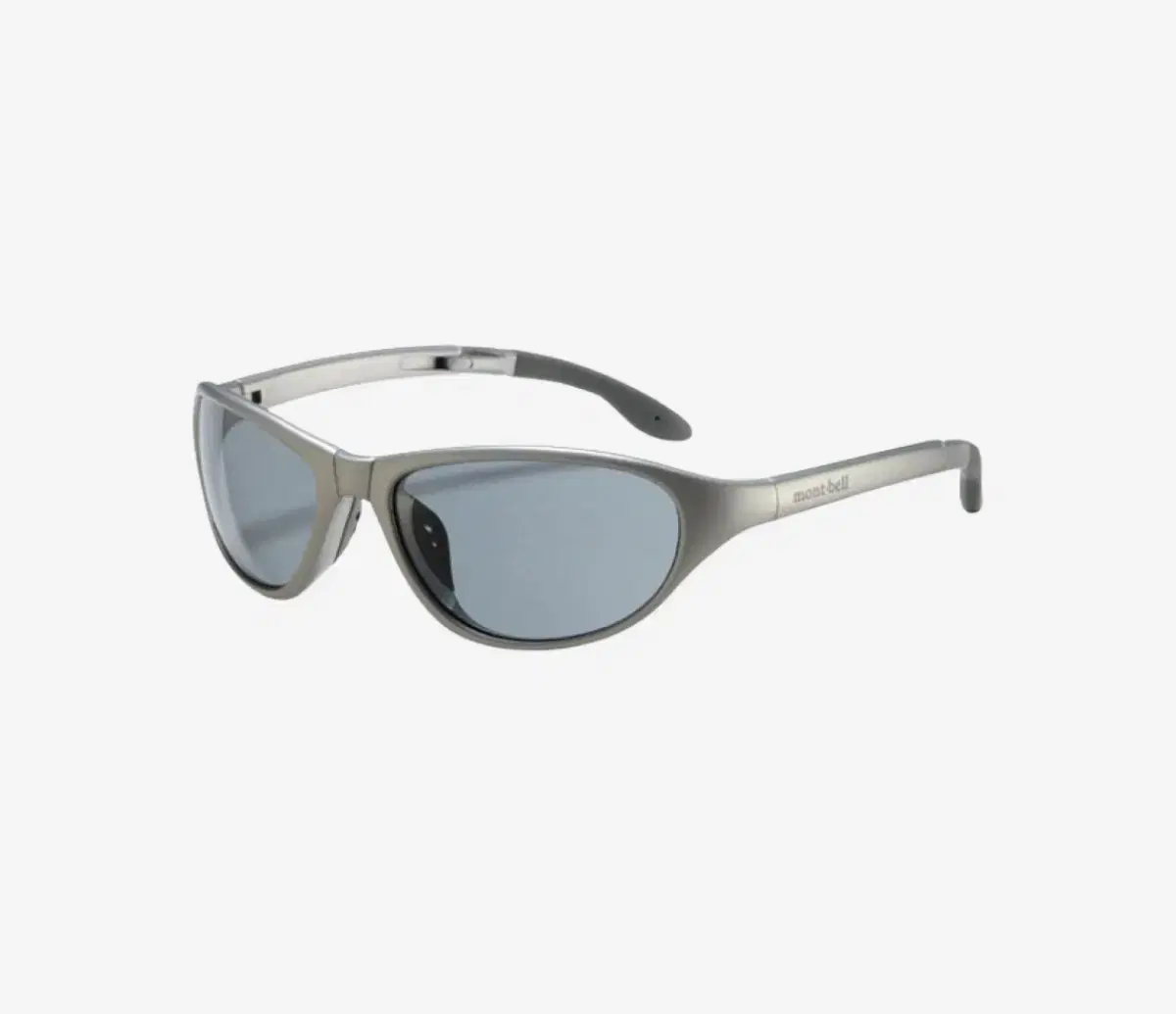 Montbell Trekking Glasses Silver Metallic Light Gray (Includes Case)