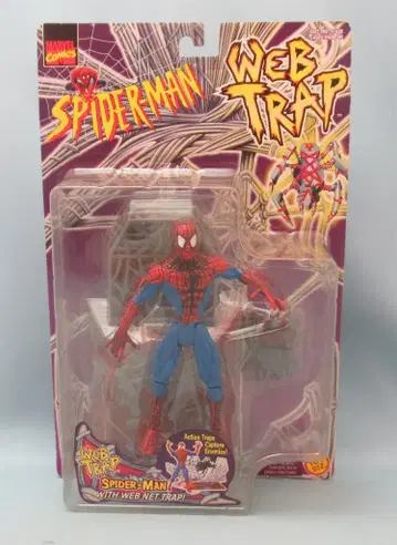 TOYBIZ (액션 피규어) 스파이더맨 / 거미줄 트랩 포함