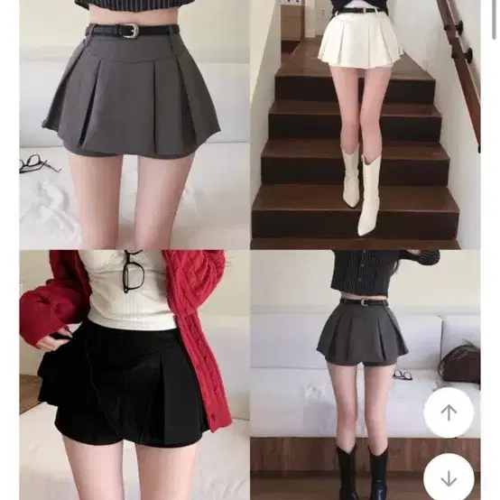【BONNAE】 Star rivet pleated skort STAR RIVET PLEATED SKIRT - DARED | 60% - Asian Fashion