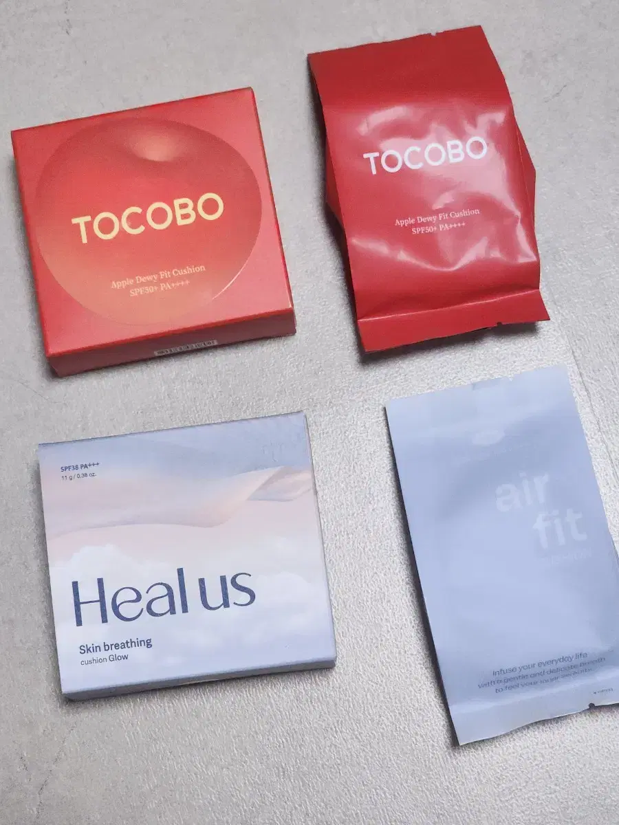 Tocobo Apple Dewey Fit, Hillaus Soomgyun Glow, Too Cool For School Air Fit