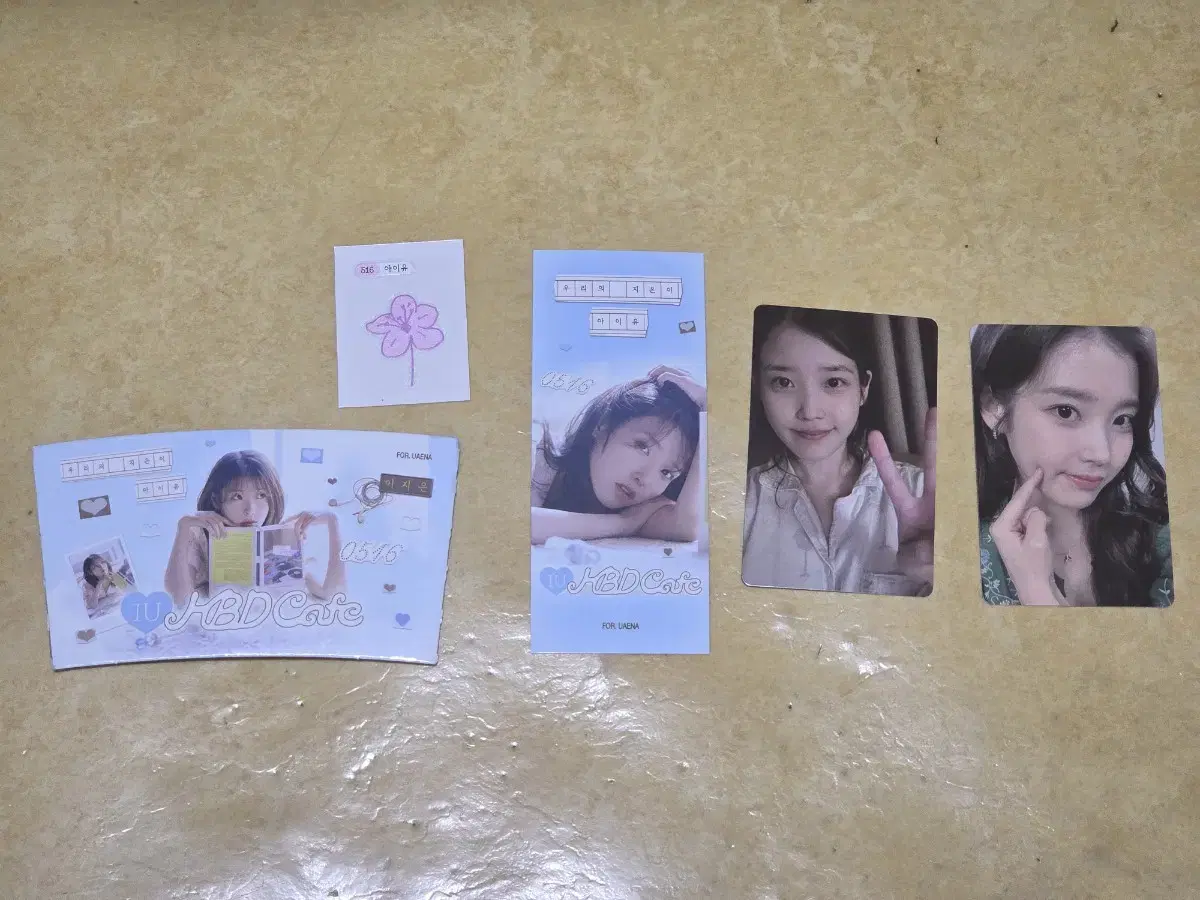 Iu birthday cafe pre-order benefit wts