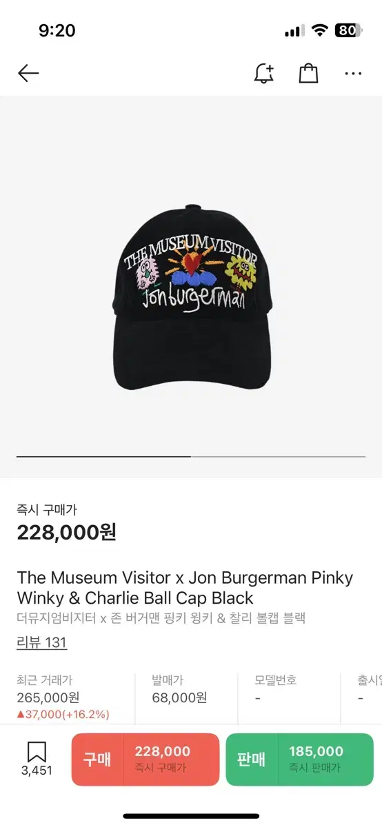The Museum Visitor x zone Burgerman ball cap