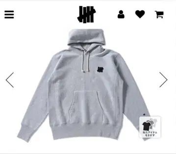 UNDEFEATED CHAMPION ICON 후드티 L 사이즈 그레이