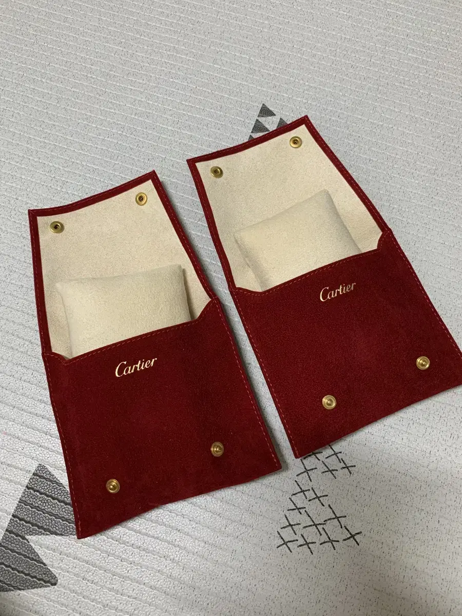 Cartier watch pouch