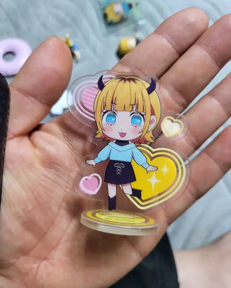 Two kinds of Oshi No Ko Mem-Cho acrylic stands