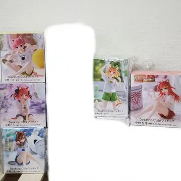5등분의 신부 데스크톱 귀여운 고양이 방 의상 피규어