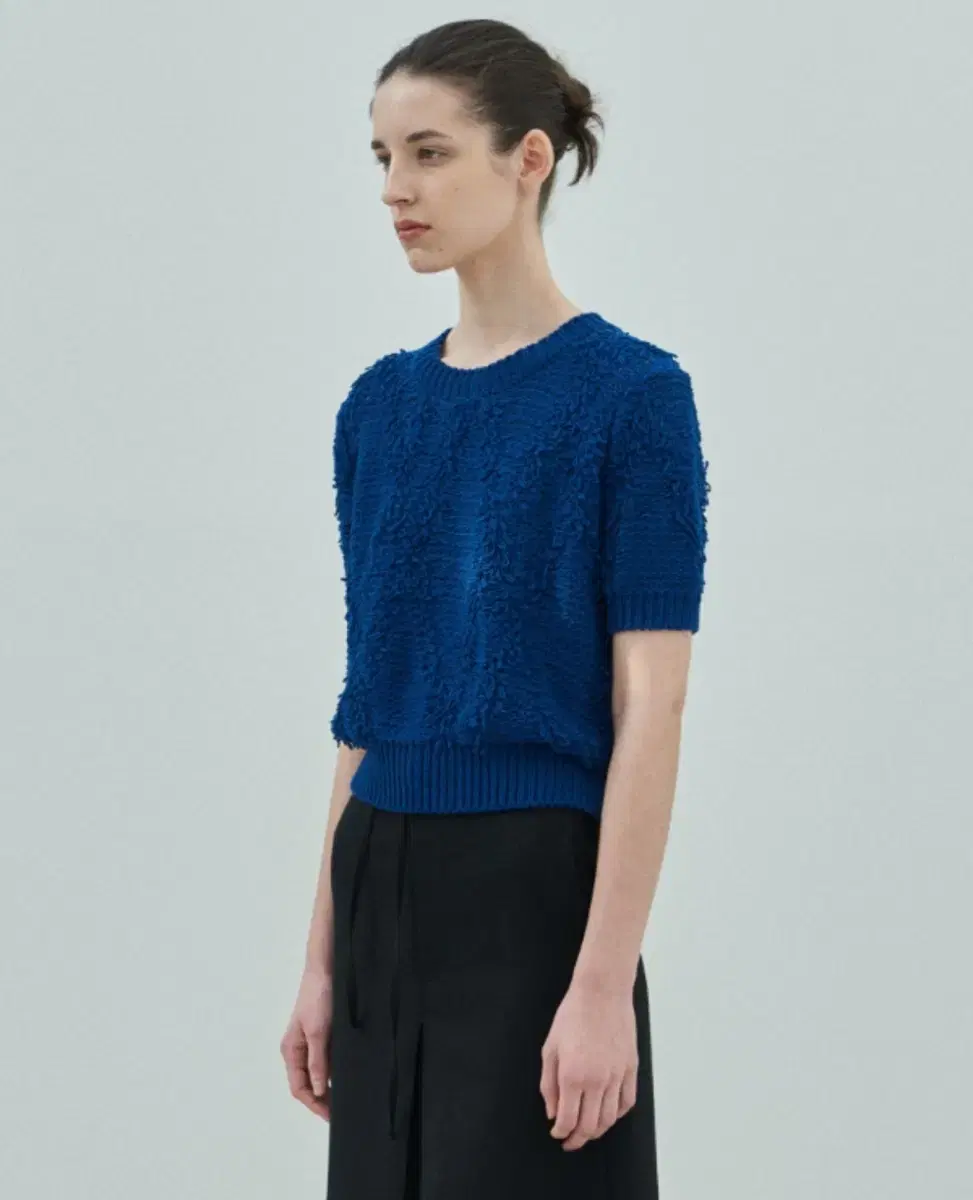 Diagonal Diamond Half Knit
