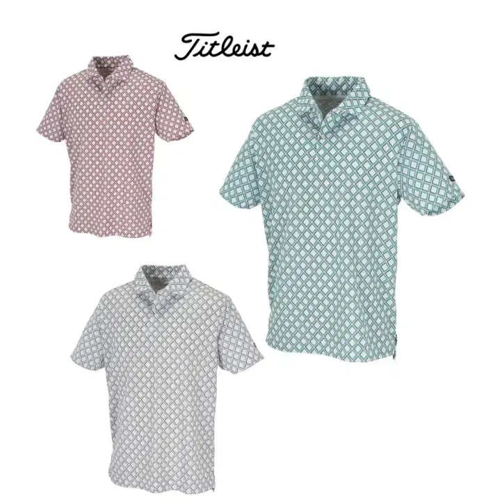 Titleist Men's Stretch Cooling Check Short Sleeve T-Shirt TSMC2024