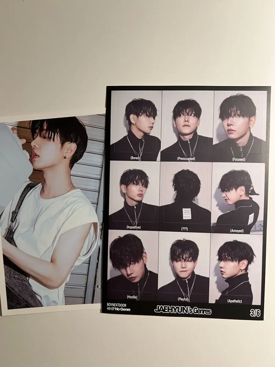 boynextdoor Genreless Album Sticker & Postcard / jaehyun <-> han