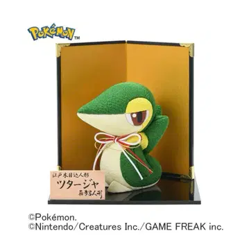 에도 나뭇결 인형 츠타자 포켓몬 포켓몬스터 츠타자 마타로 인형