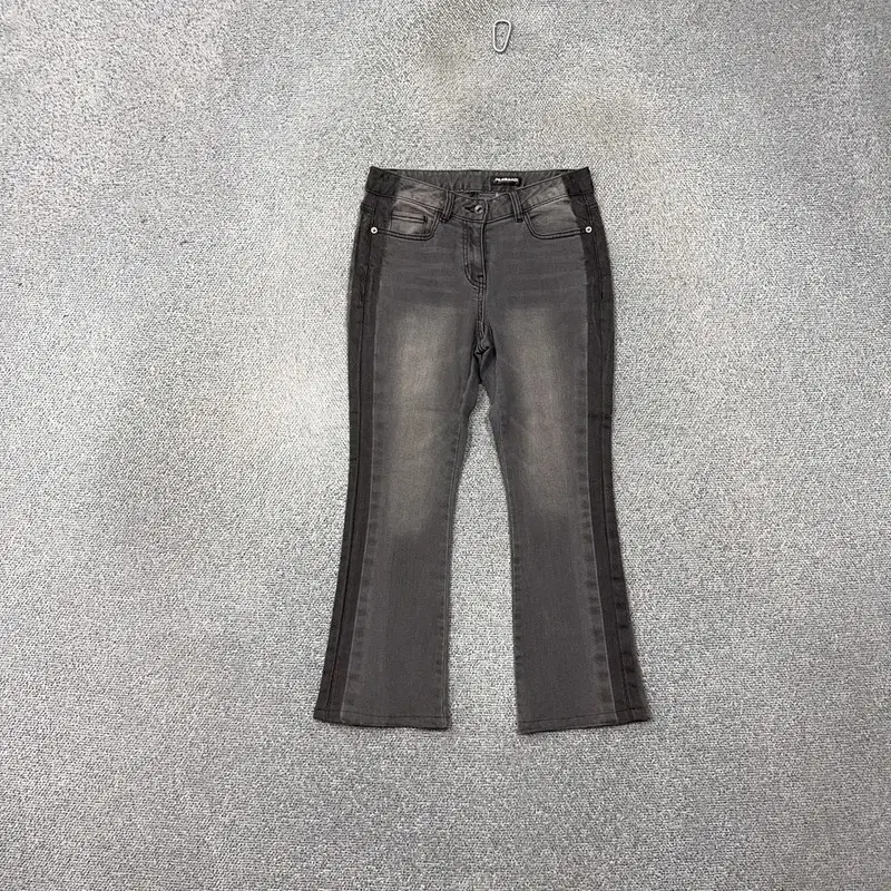Passardi Golf Vintage Black Washing Track Bootcut Denim Pants 64-91
