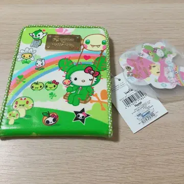 헬로키티 HELLO KITTY tokidoki 접이식 거울 그린