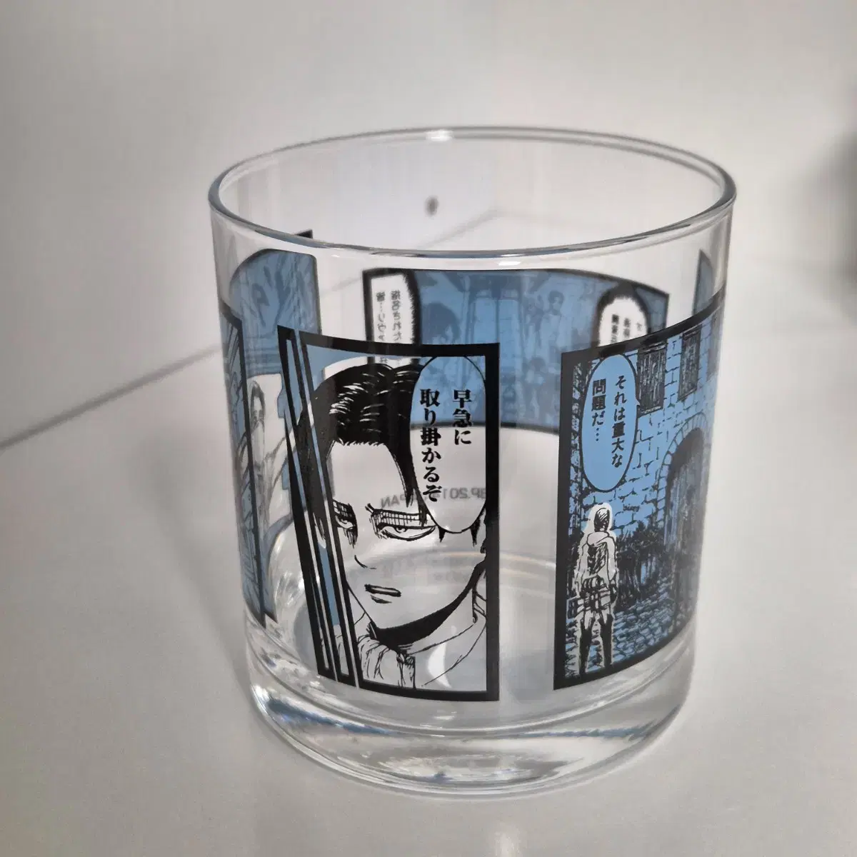 Attack On Titan Glass Cup
