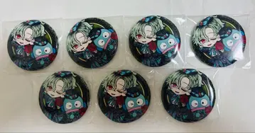 악마 집사와 검은 고양이 아쿠네코 산리오 콜라보 캔뱃지 하나마루