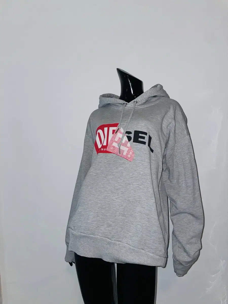 Diesel logo tape hoodie
