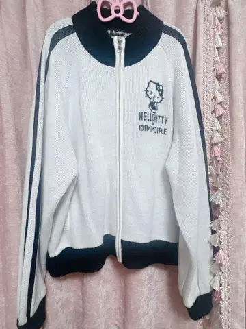 HELLO KITTY DIMMOIRE 풀 집업 자켓