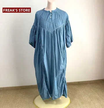 FREAK'SSTORE 인도 보일 레이스 절개 롱 원피스 S