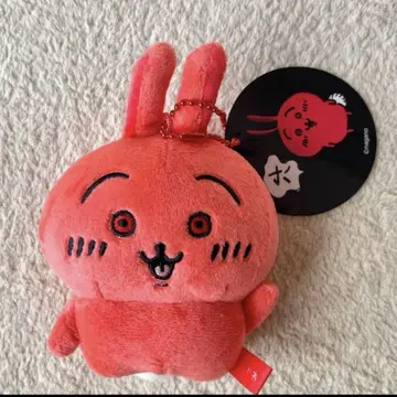 치이카와 (먼작귀) 빨간 토끼 마스코트 키링
