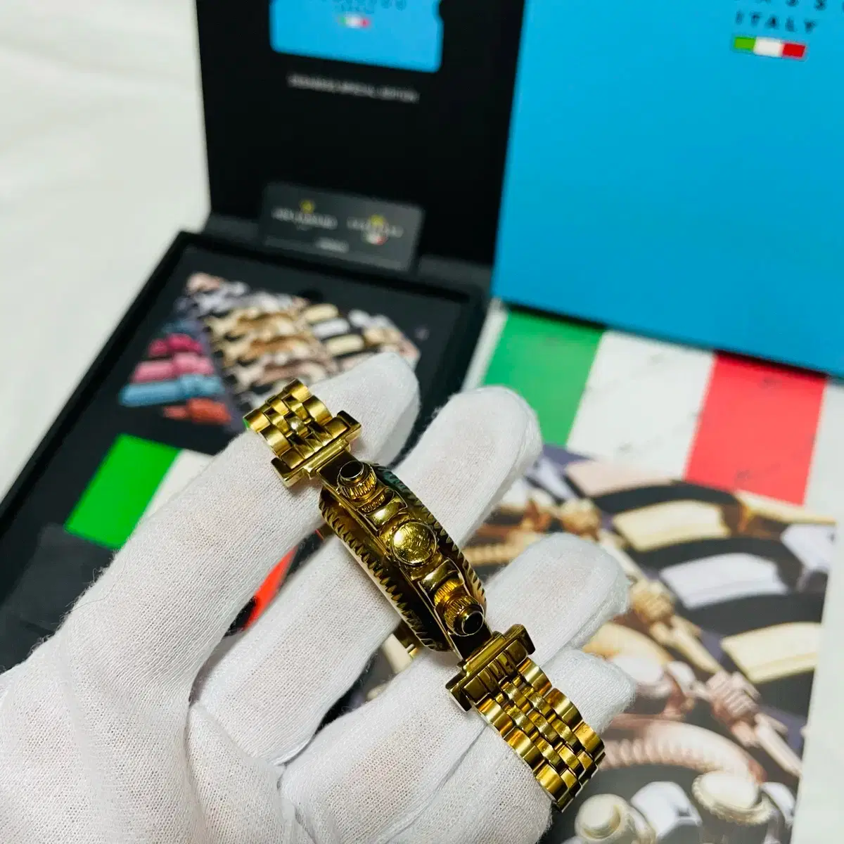 Full Set OS] Debassqq u-gloss Gold Five Metal Bracelet | Bunjang 