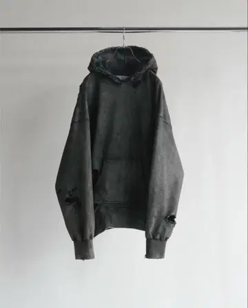 ANCELLM 24AW AGING CRASH HOODIE