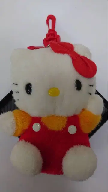 키티 봉제 인형 파우치 소품함 레트로