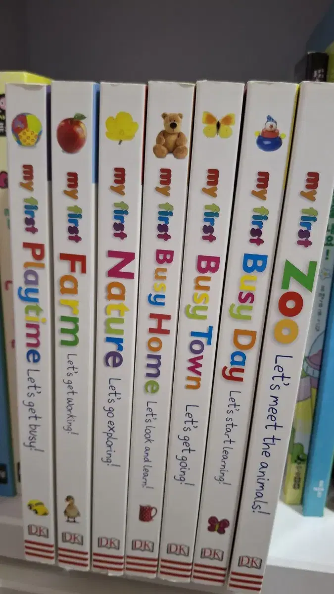 DK My First Busy Dey Collection 7-Book Set Yooa Board Book Baby English Book (Sei Pen Version