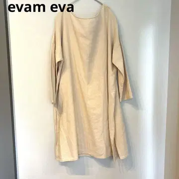 evam eva 에붐에바 코튼 린넨 원피스 일본제 넉넉한