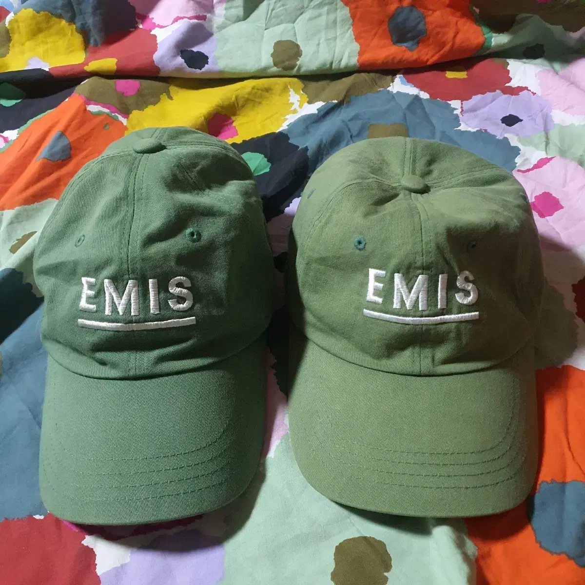 EMIS】 NEW LOGO MIX BALL CAP-BEIGE/GREEN | eBay