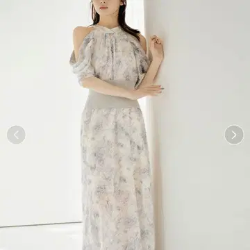 snidel 원피스 프린지 허리 리브