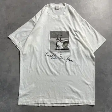 90s USA제 소 아트 그림 art vintage T-shirt